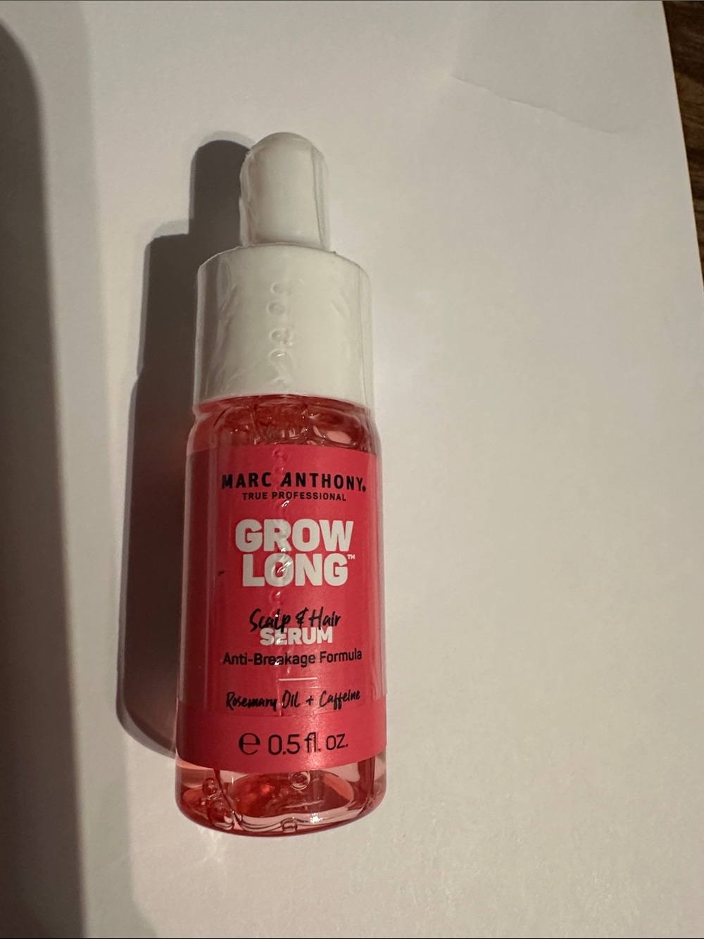 Marc Anthony Grow Long Serum - Pink and White Dropper Bottle